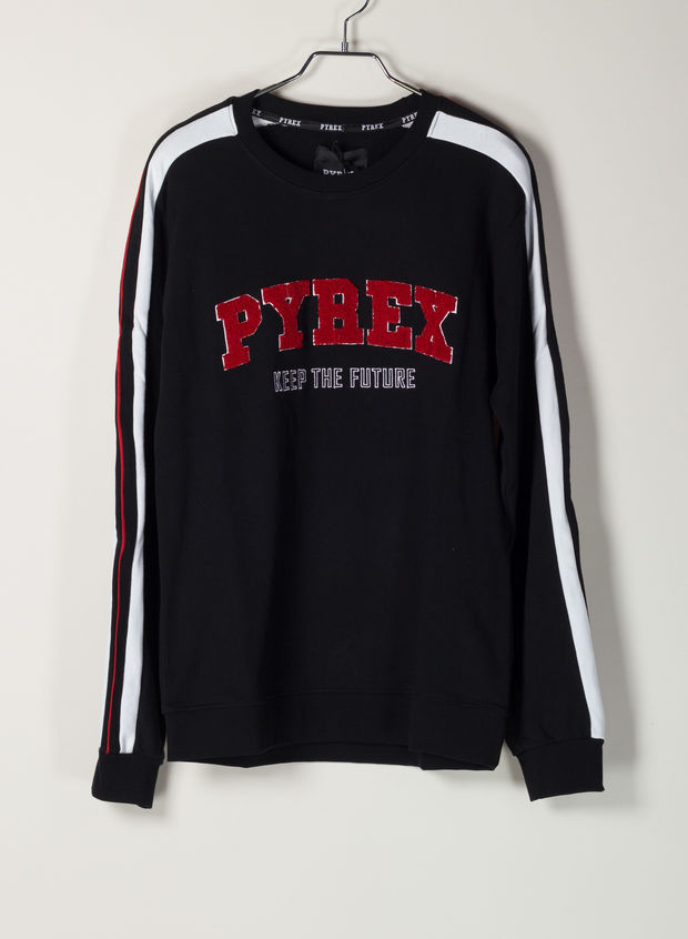 PYREX FELPA LOGO Bianco, Nero, Rosso Uomo | Sport85