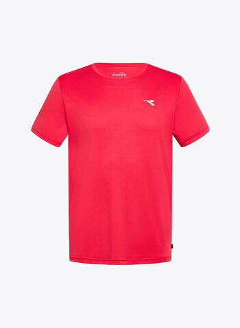 MAGLIA GIROCOLLO CON LOGO, 45101 RED, small
