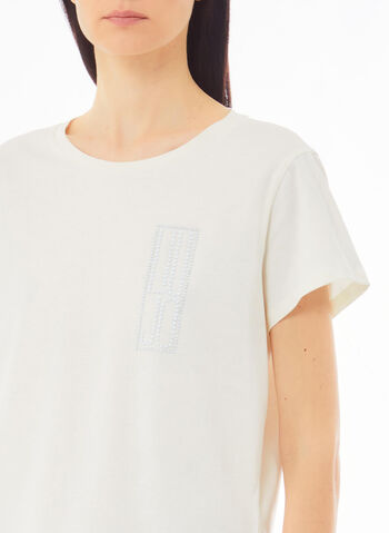 T-SHIRT LOGO, M9120 WHT, small