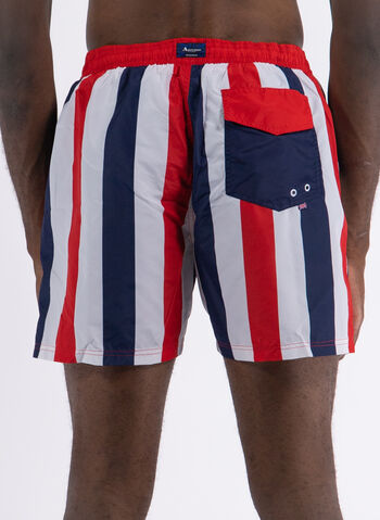 COSTUME BOXER BIG STRIPES, 13 RED, small