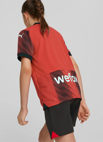 MAGLIA AC MILAN HOME 2023-24 RAGAZZO, 01 BLKRED, small