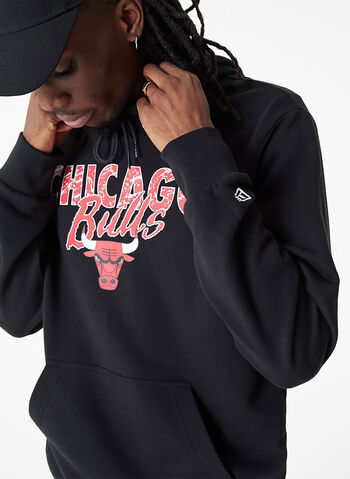 FELPA HOODIE CHICAGO BULLS, BLK, small