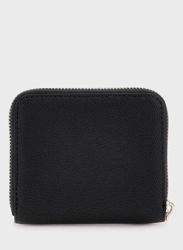 PORTAFOGLIO MINI LAUREL 4G LOGO, BLK, medium