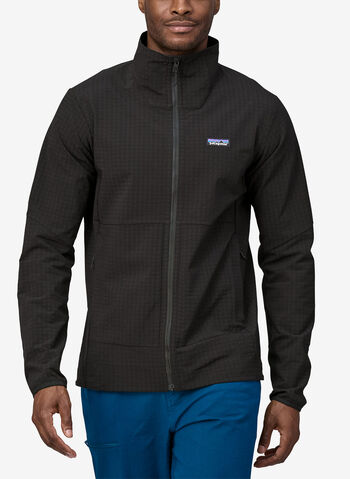 GIACCA FULL ZIP R1 TECHFACE, BLK, small
