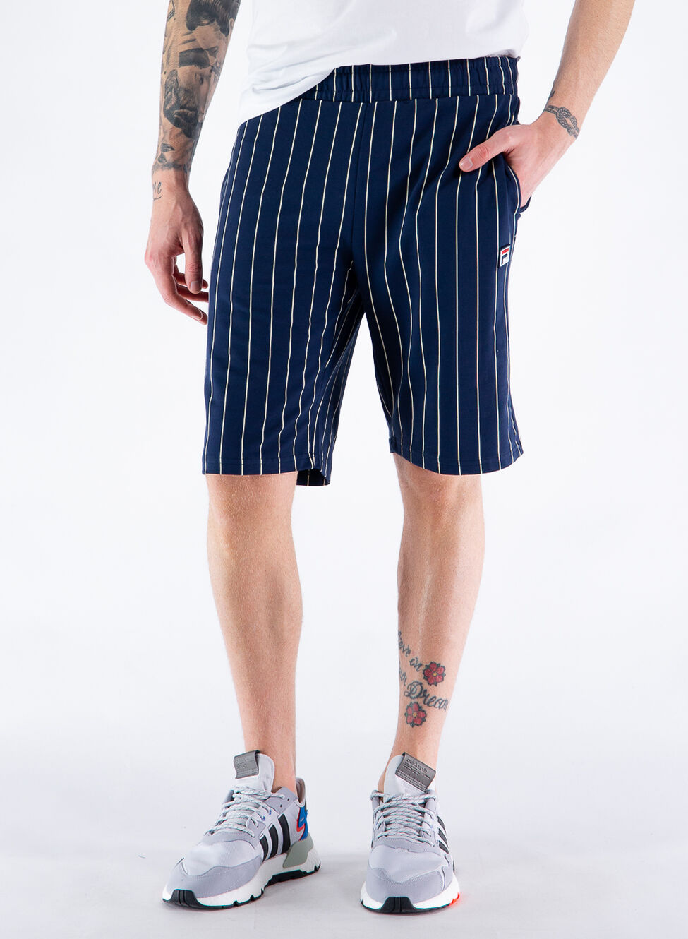 FILA BERMUDA A RIGHE Bianco, Blu Uomo | Sport85