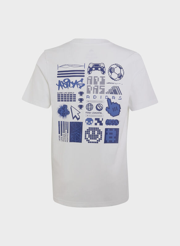 T.SHIRT GAME BAMBINO, - WHT, medium