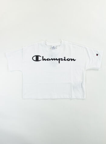 T-SHIRT OVER BIG LOGO RAGAZZA, WW001 WHT, small
