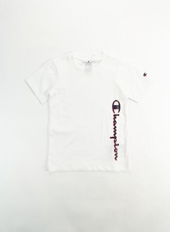 T-SHIRT BIG LOGO RAGAZZA, WW001WHT, small