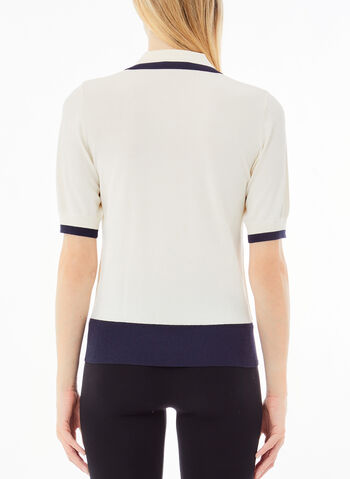 POLO A MANICHE CORTE IN VISCOSA, C3594 PANNANVY, small