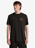 T-SHIRT CRAYON WAVE, WAA WASHED BLK, thumb