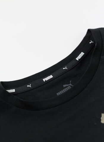 T-SHIRT ESS 2 LOGO RAGAZZA, 56 BLK, small