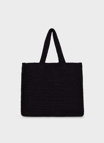 BORSA MARE IN RAFIA, BK BLK, small