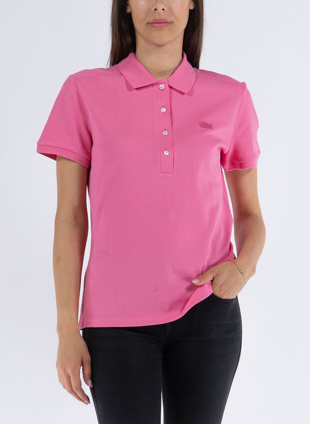 POLO TAGLIO SLIM IN PETIT PIQUE, , large