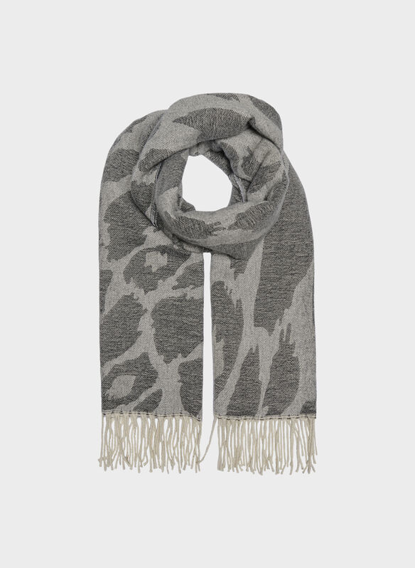 SCIARPA CLARISA, BLACK, medium