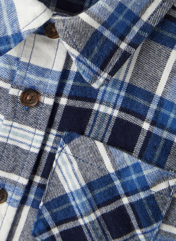 CAMICIA LOFANE BAMBINO, BLUEFIN NVYWHT, small