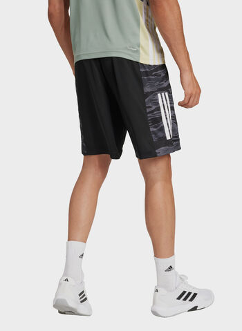 SHORT 7INCH ESSENTIALS CAMO 3-STRIPES, BLK, small