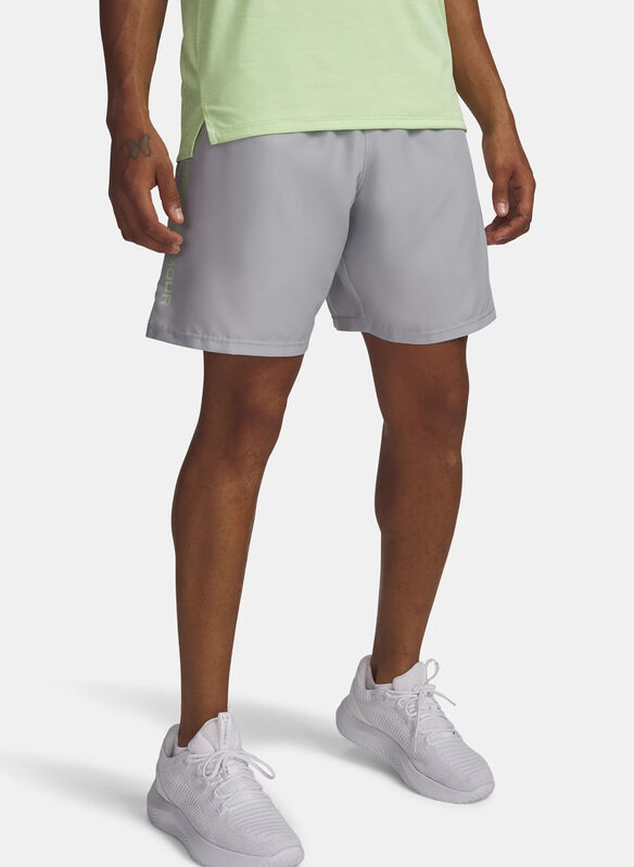 SHORT TECH&trade; WOVEN WORDMARK, 0011 MOD GREY, medium