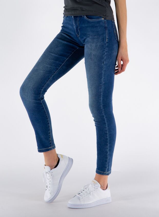 JEANS CARMEN REGULAR, DARK BLUE DENIM, large