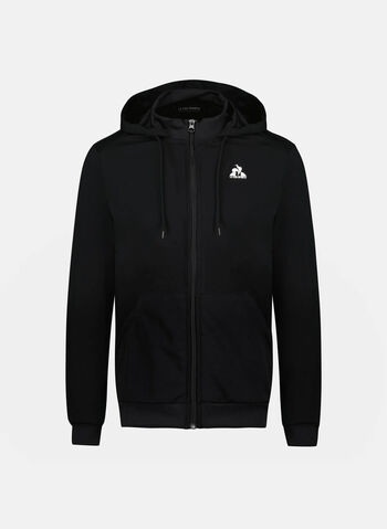 FELPA FULL ZIP TRAINING, BLK, small