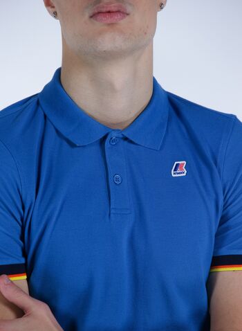 POLO VINCENT CONTRAST, 798TURCHESE, small