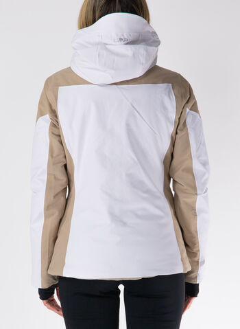 GIACCA SCI STRETCH INSERTO VELLUTO, A001 WHTBEIGE, small