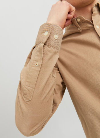CAMICIA CLASSIC CORD, CROCKERY SABBIA, small