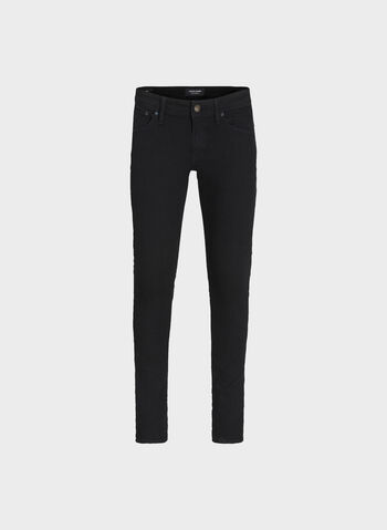 JEANS LIAM SKINNY 5 TASCHE, BLACK DENIM, small