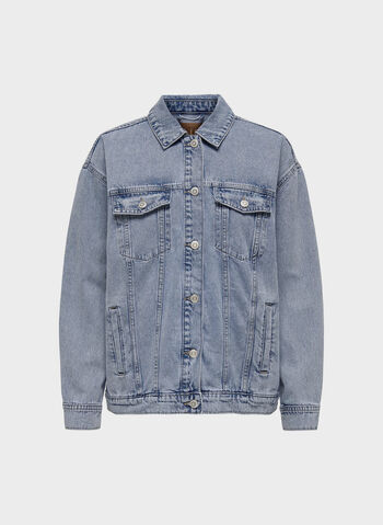 GIACCA IN DENIM OCEAN, LIGHT BLUE DENIM, small