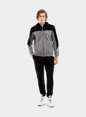 TUTA ATHLETIC FULL ZIP, M8014 GREYBLK, small