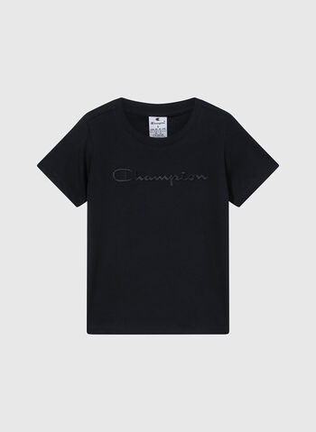 T-SHIRT ICONS TONAL RAGAZZA, KK001 BLK, small