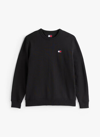 FELPA GIROCOLLO BADGE, C1G NVY, small