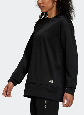 FELPA AEROREADY CREWNECK, BLK, small