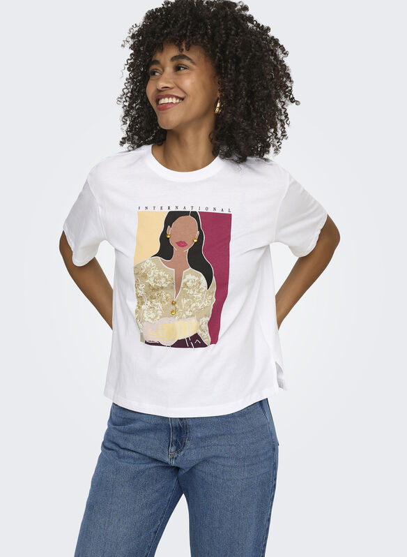 T.SHIRT SUSAN, WHITE SUSAN, medium