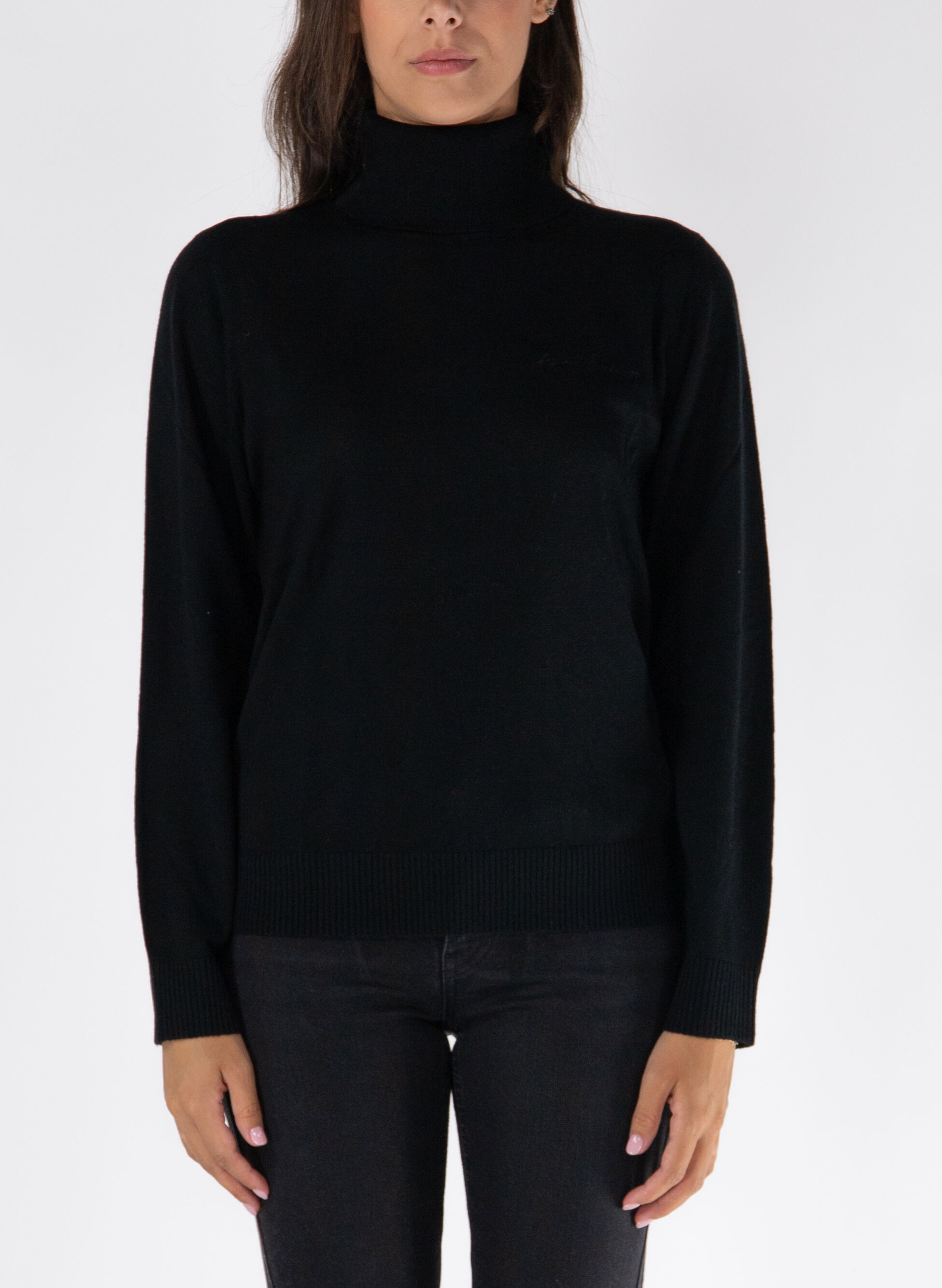 MAGLIONE DOLCEVITA CON LOGO S