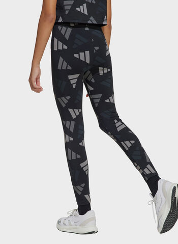 LEGGINGS SEASONAL ESSENTIAL RAGAZZA, BLK, small