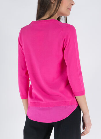MAGLIONE CON INSERTO CAMICIA, , small