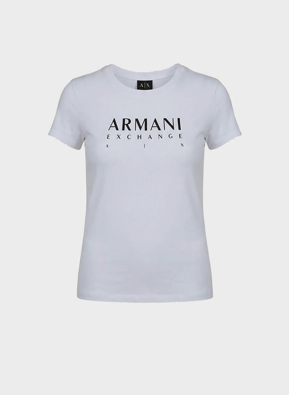 T-SHIRT LOGO AX, U0002 WHT, medium