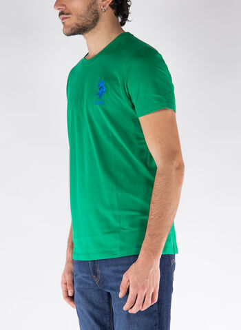 T-SHIRT GIROCOLLO MICK, 140 GREEN, small