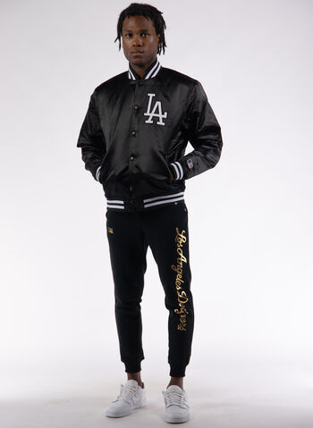 GIACCA VARSITY LOS ANGELES COLLEGE, BLACK, small