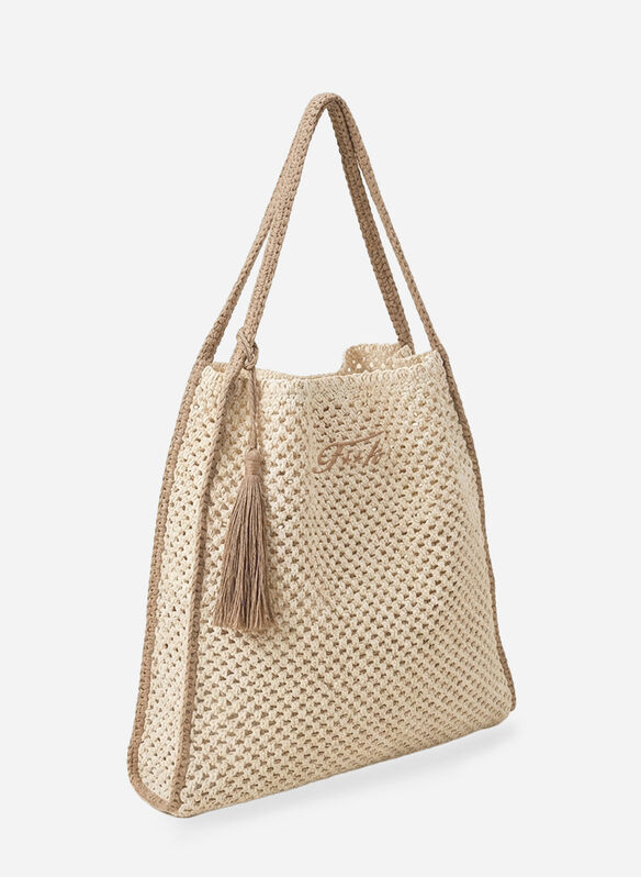 BORSA RAFIA, BG NATURAL, medium
