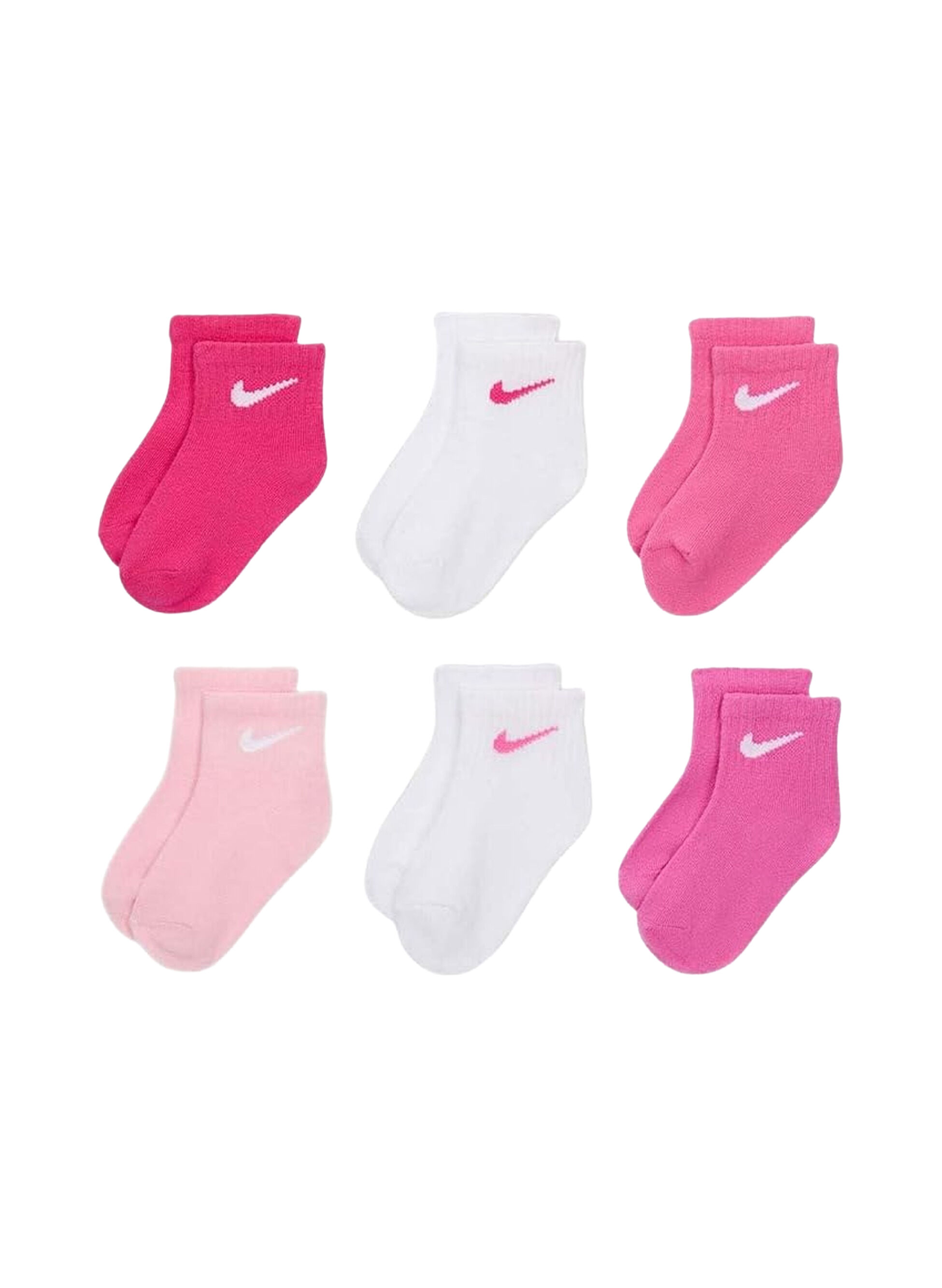 Calza Swoosh Ankle Vivid 6 Paia Bimba