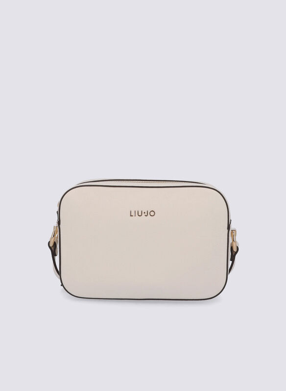 BORSA A TRACOLLA MEDIA, X0459 CREMA, medium