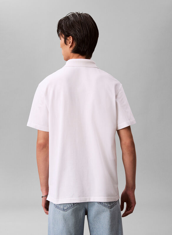 POLO PIQUET MONOLOGO, YAF WHT, medium