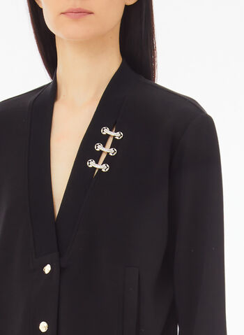 CARDIGAN CON BOTTONI, 22222 BLK, small