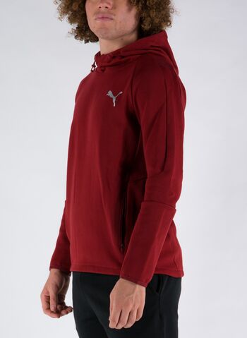 FELPA EVOSTRIPE CON CAPPUCCIO, , small