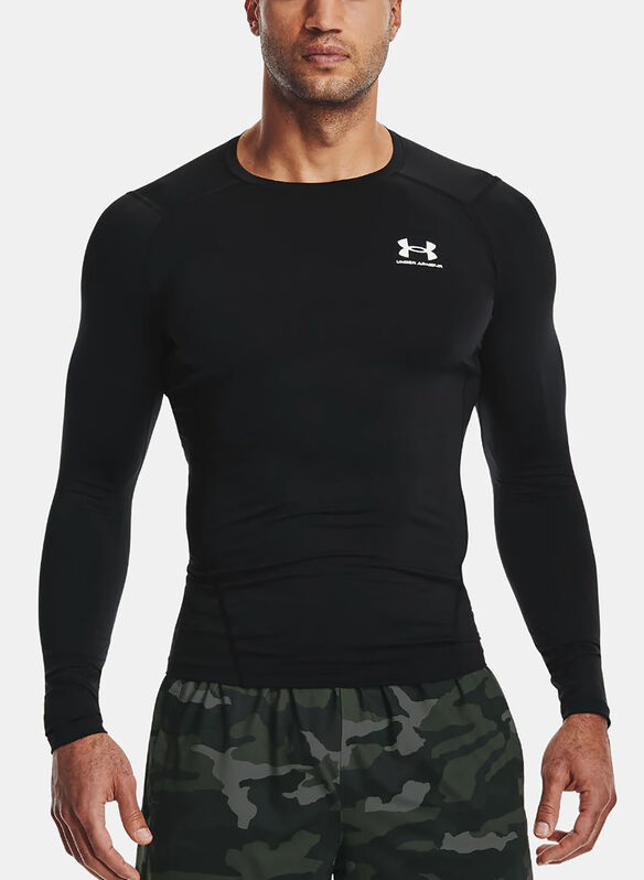 MAGLIA COMPRESSION, 0001 BLK, medium