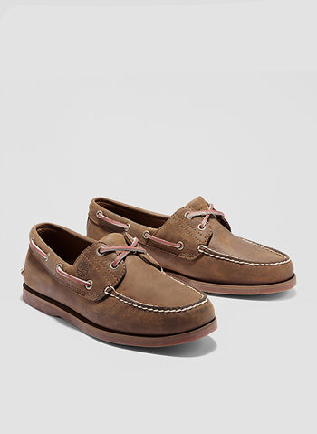 SCARPA BOAT CLASSIC OLD LTH, MEDIUM BROWN, small