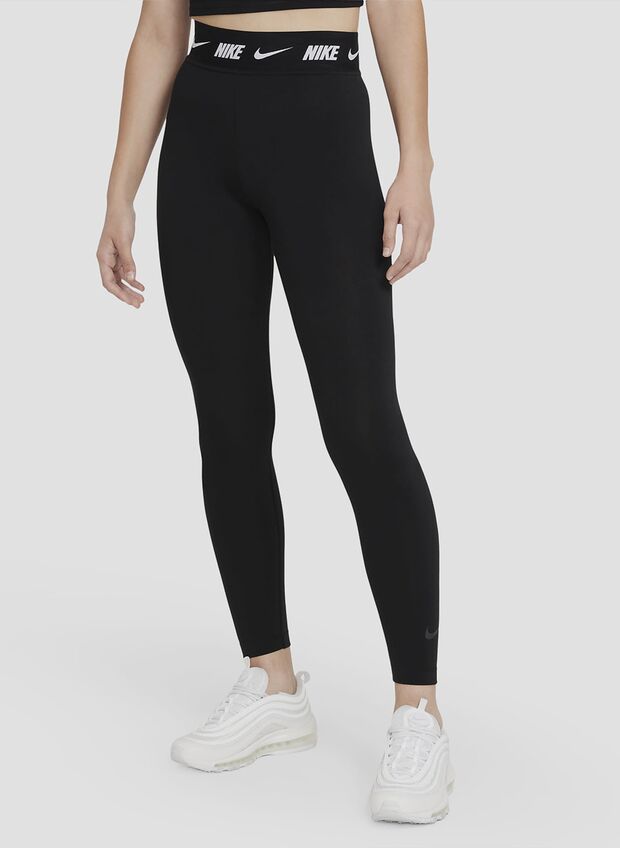 NIKE LEGGINGS CLUB Bianco, Nero Donna | Sport85