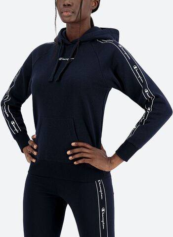 FELPA TAPE MANIA CON CAPPUCCIO, BS501NVY, small