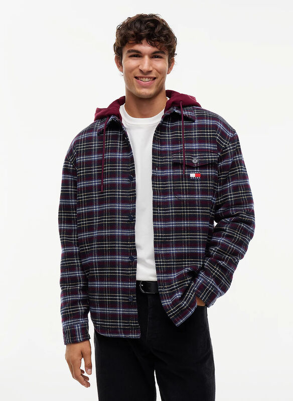 CAMICIA OVERSHIRT CHECK, 0QM BORDONVY, medium